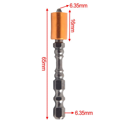 ya 26 5pcs Screwdriver Bit Batch Head Bite Magnetic Circle Metal Single-head Practical