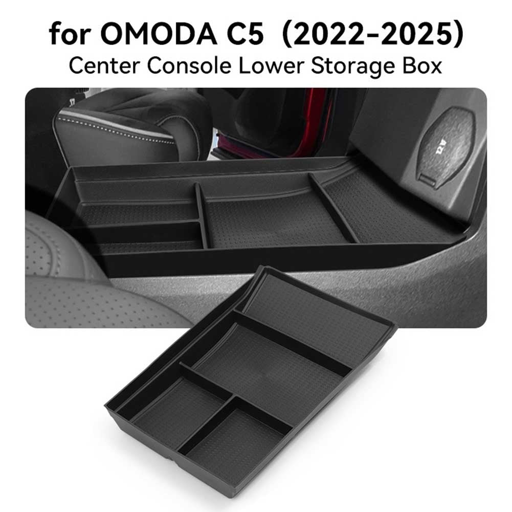 ya 8 5.26 Car Center Console Lower Storage Box for Chery OMODA C5 Fuel Version 2022 2025