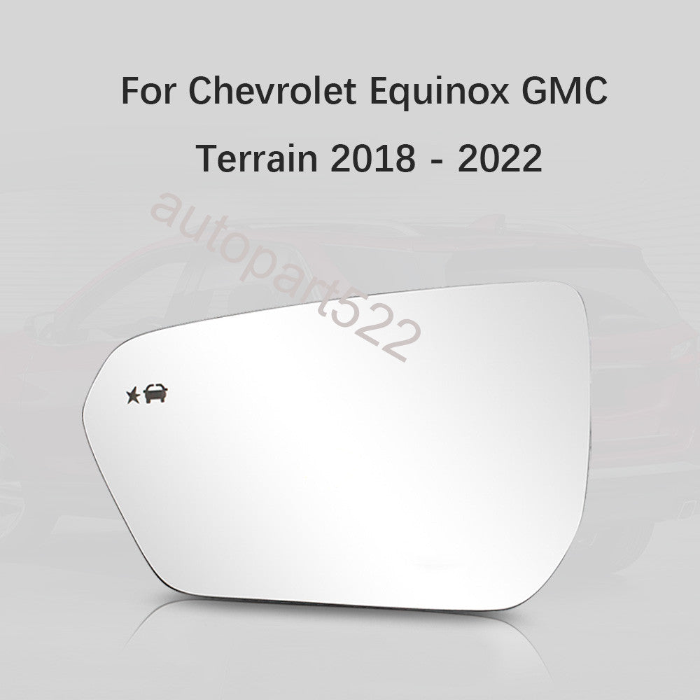 ya 3 6.25.2 Left Mirror Glass W/ Blind Spot for Chevrolet Equinox/ for GMC Terrain 2018-2022