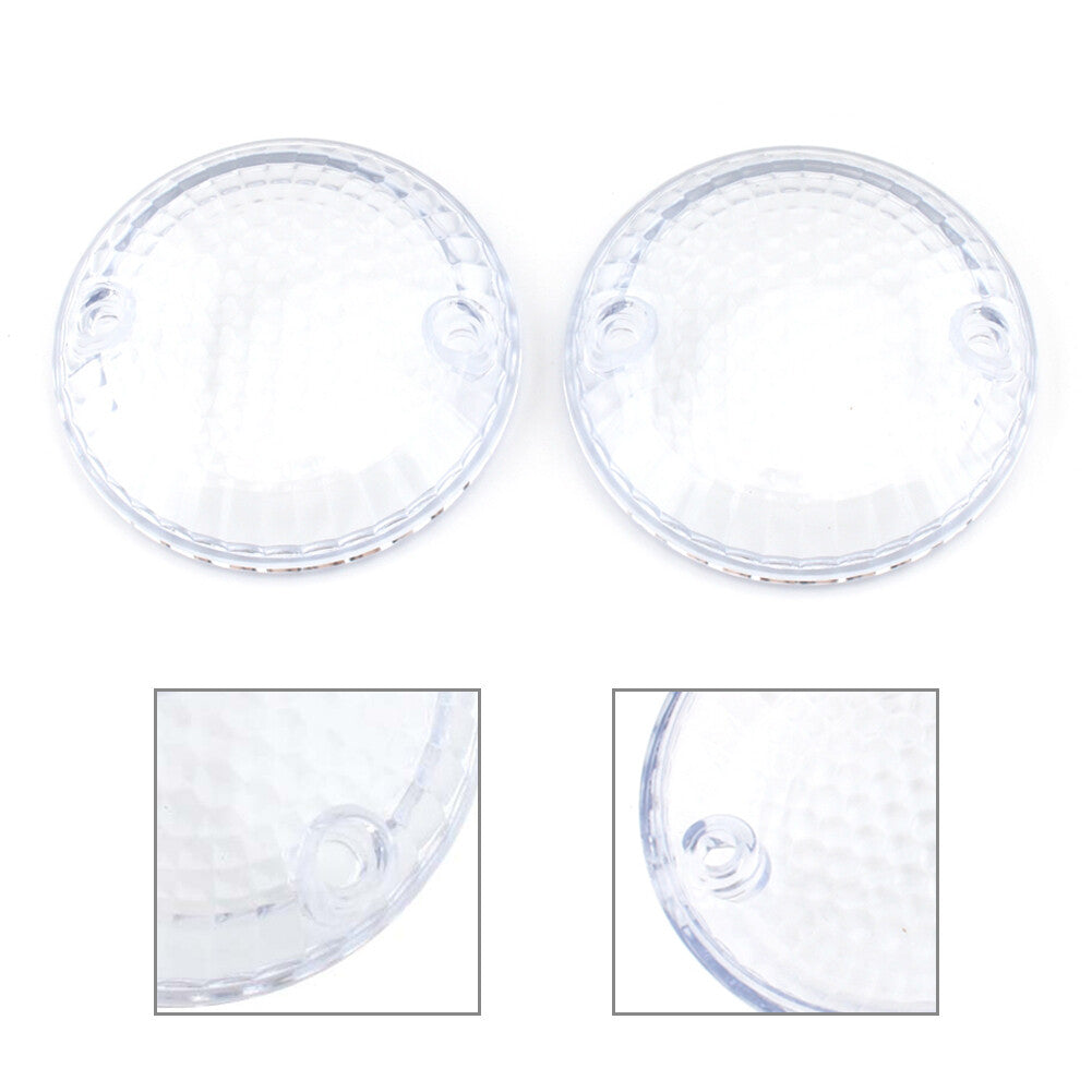 ya 1 7.2 Turn signal light lens cover suitable for Suzuki Invader 1400 VX800 transparent pair
