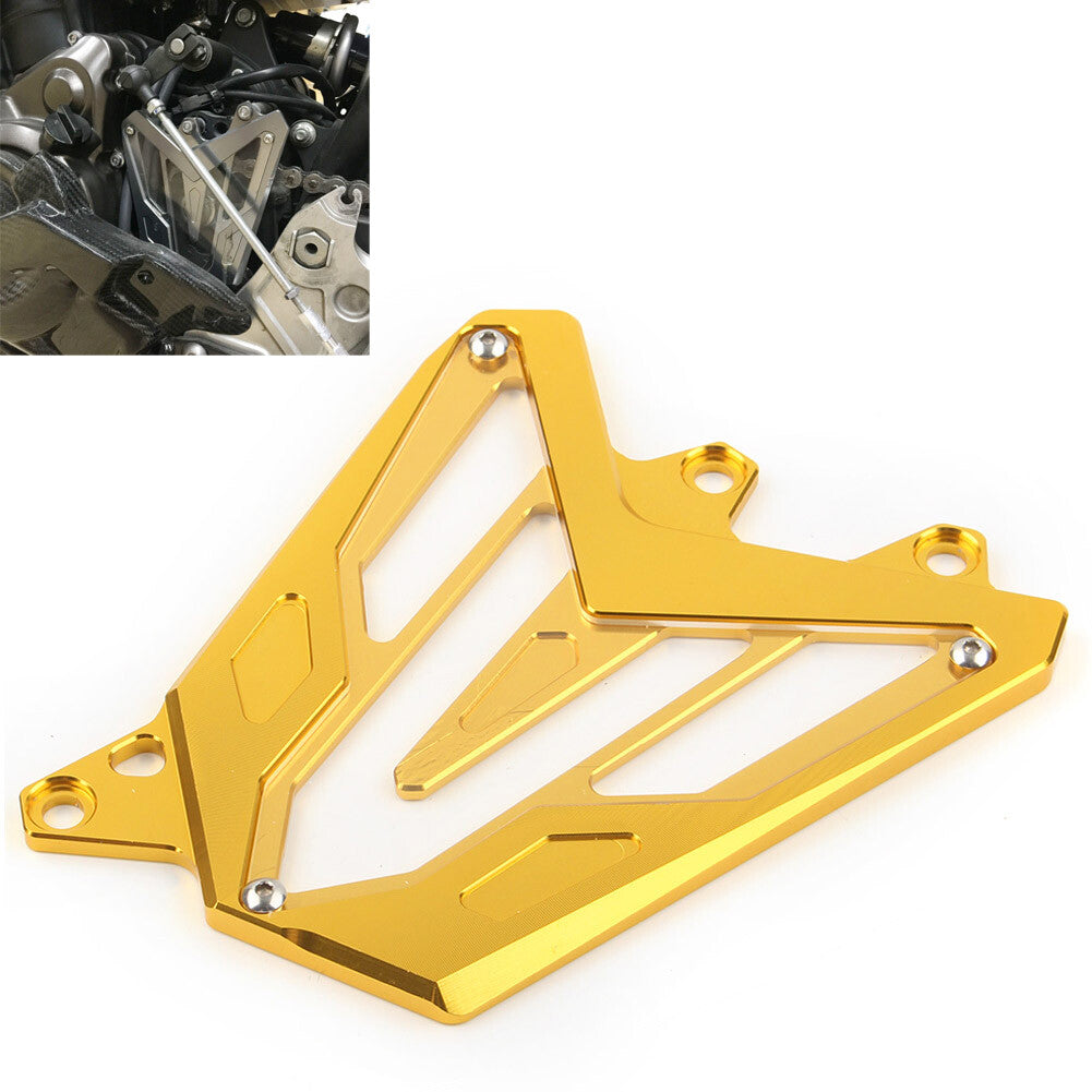 ya 5 8.7 Engine Sprocket Cover Chain Guard for Yamaha MT07 2013-2021 Tracer 2014-23 Gold