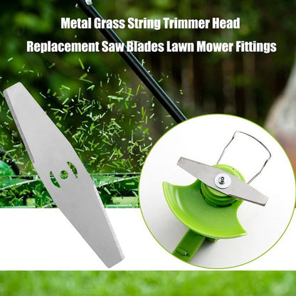 ya 17 5pcs Grass Trimmer Replacement Blades Steel Electric Mower Head Blades
