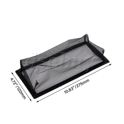 ya 25 5Pieces Air Vent Covers Polyester Net S n Trap Black 4 x10 for Home Floor