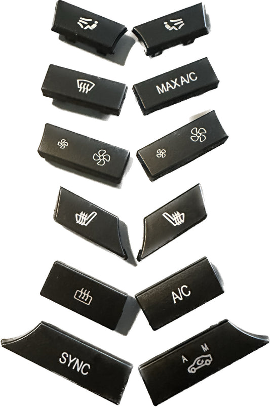 ya 1 8.5.1 Suitable for 5 6 7 F10 F01 F12 button cover air conditioning climate control panel kit 2008-16