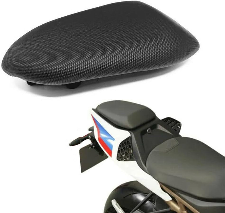 ya 5 8.7 Rear passenger cushion for SEAT suitable for BMW S1000RR 2019-2024 M1000RR 2021-2024 black