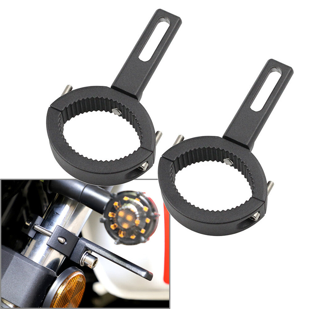 ya 4 6.22 38-60mm Fork Tube Mount Bracket Headlight Fog Spotlight Holder Clamp
