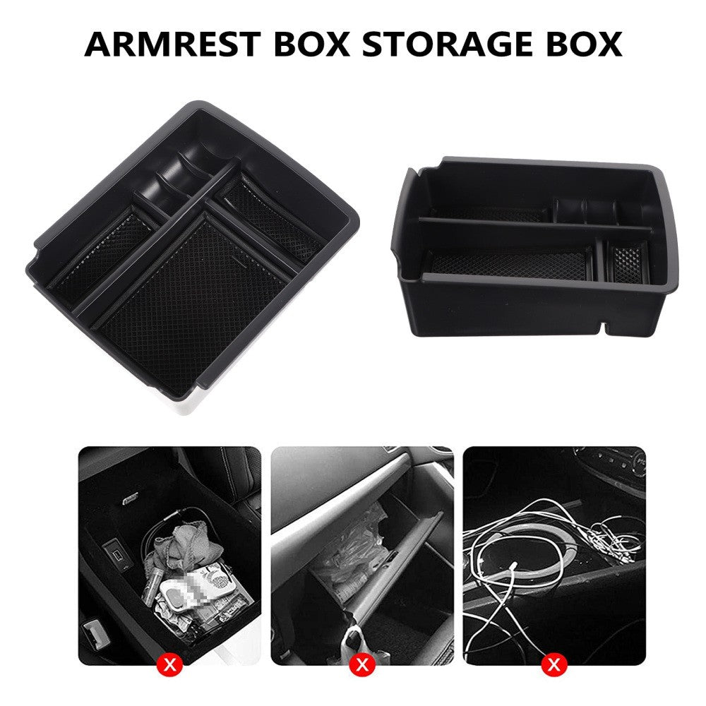 ya 5 8.7 Vehicle Armrest Organizer Center Console Arm Rest Tray Compartment Storage Box