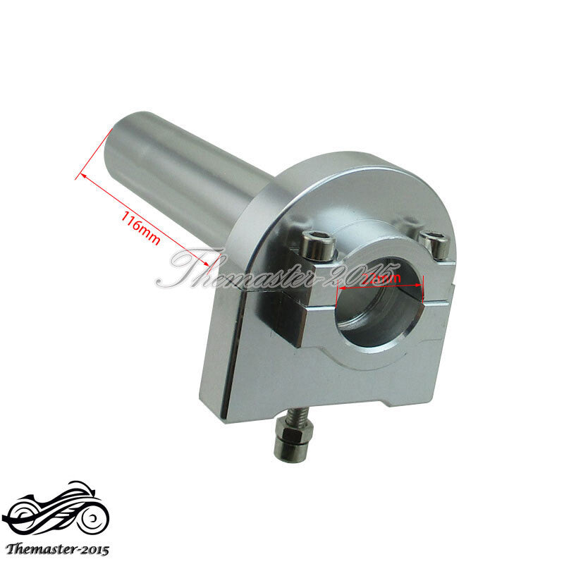 ya 2 6.30 CNC Aluminum Twist Throttle Fit Moped Scooter Street Motorcycle Dirt Monkey Bike