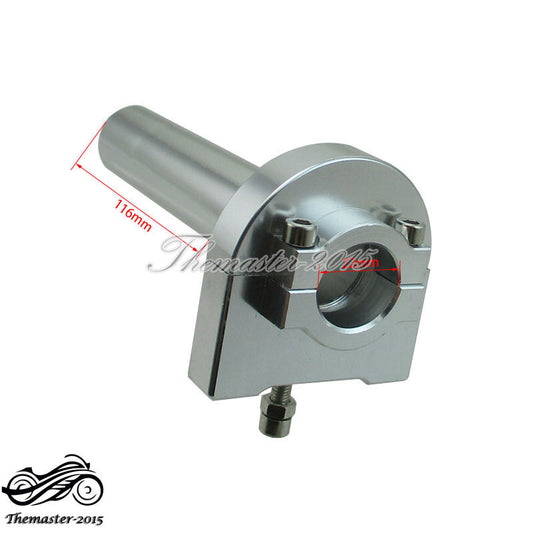 ya 2 6.30 CNC Aluminum Twist Throttle Fit Moped Scooter Street Motorcycle Dirt Monkey Bike