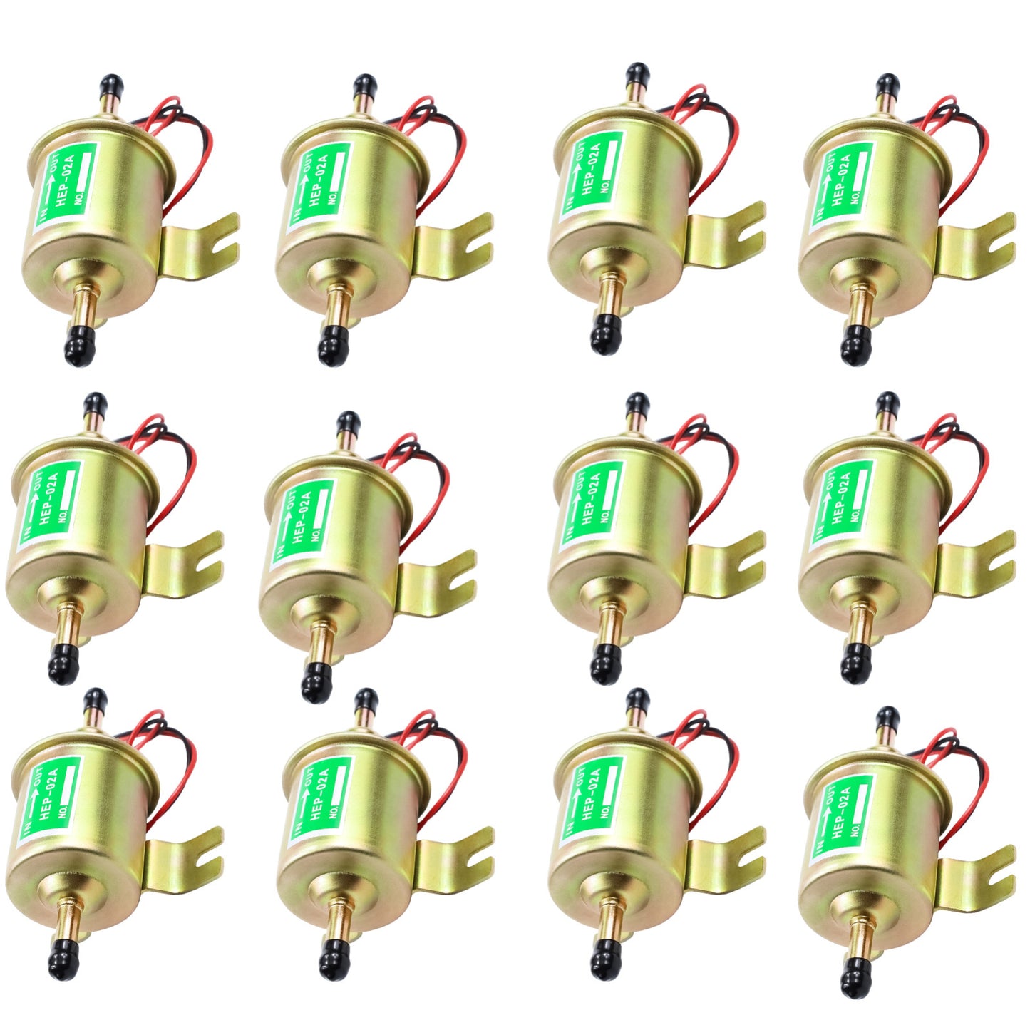 ya 27 7.2 12x Electric Fuel Pump 12V for Lawn Mower Carburetor Gas Diesel Engine 2.5-4psi