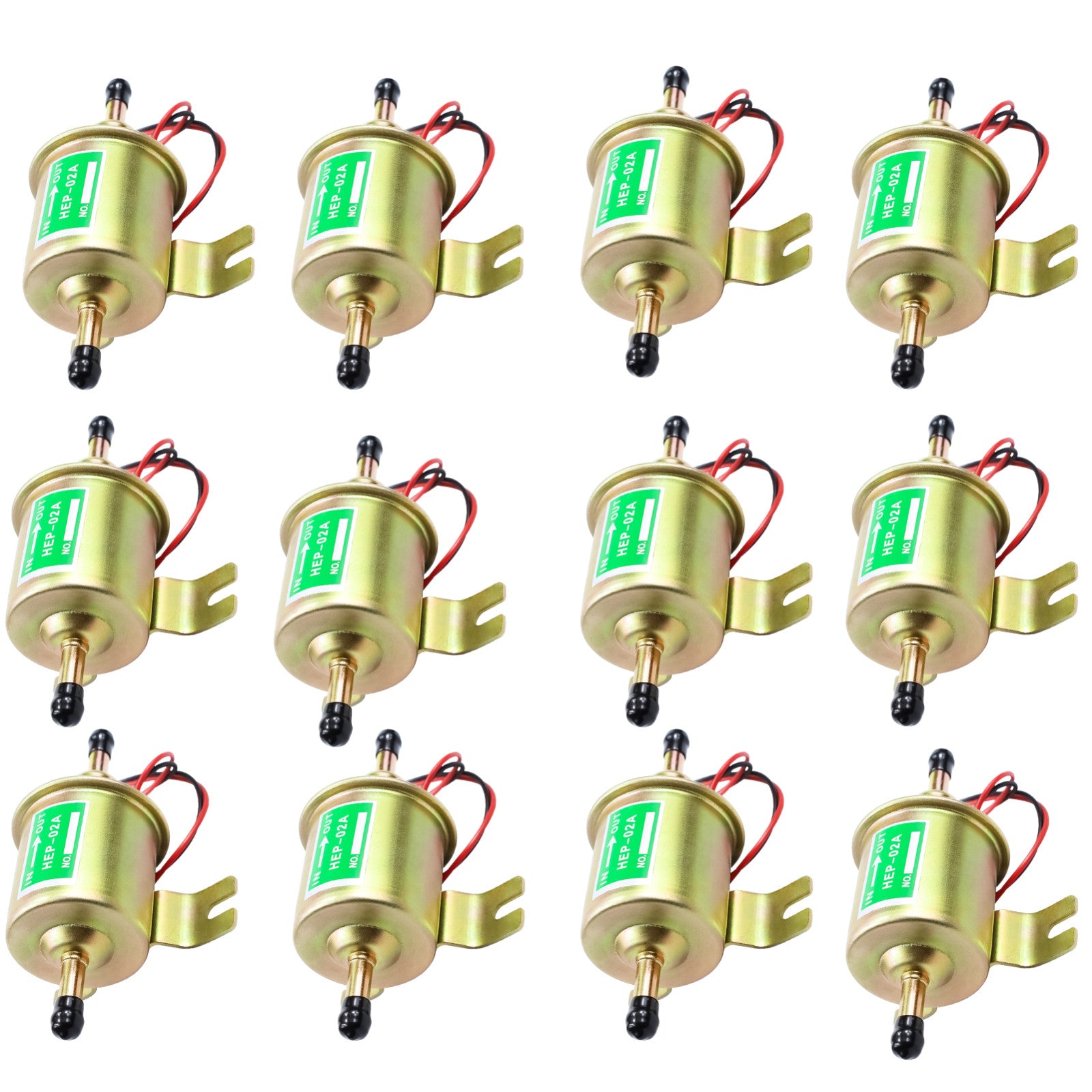 ya 27 7.2 12x Electric Fuel Pump 12V for Lawn Mower Carburetor Gas Diesel Engine 2.5-4psi
