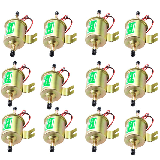 ya 27 7.2 12x Electric Fuel Pump 12V for Lawn Mower Carburetor Gas Diesel Engine 2.5-4psi