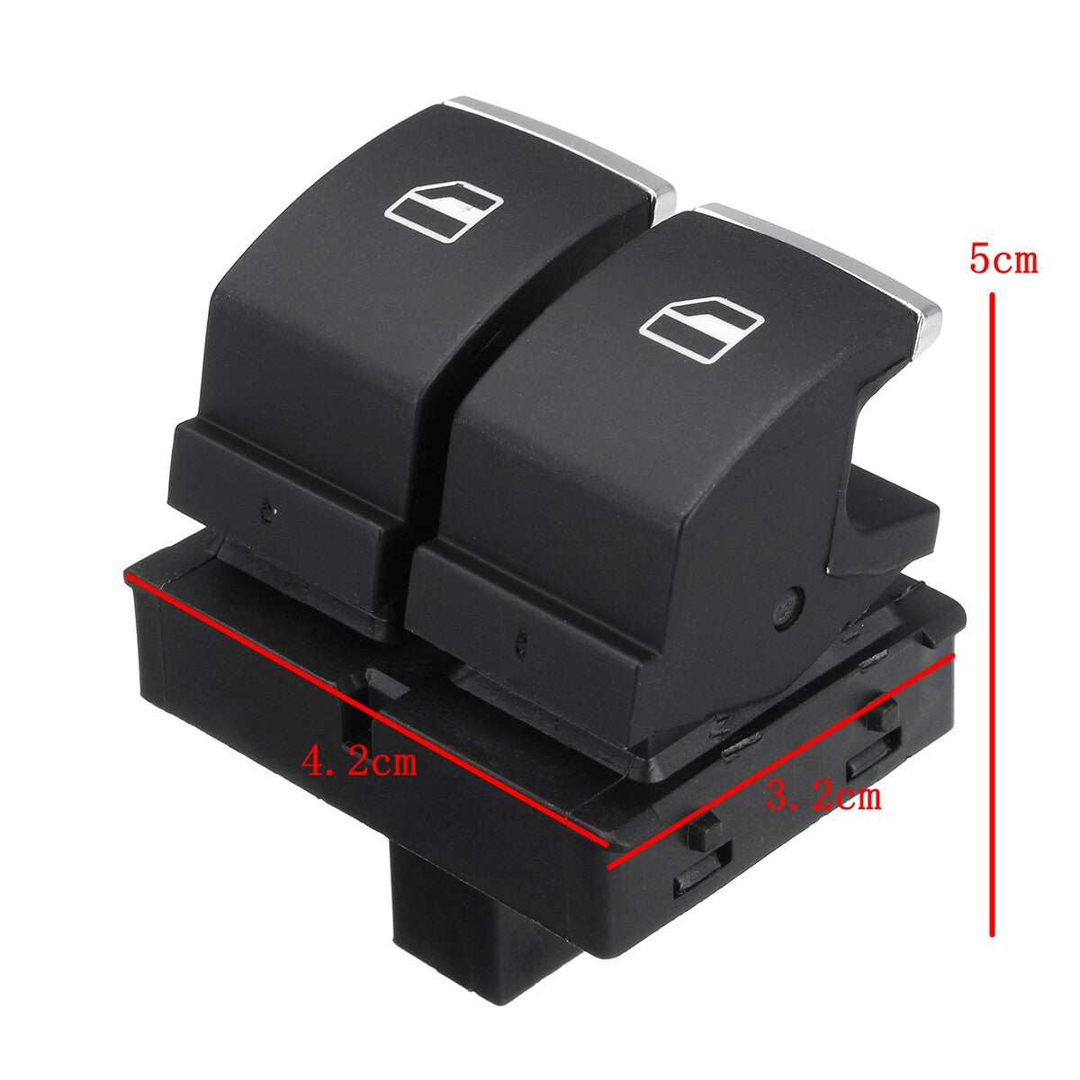ya 1 8.5.3 Driver Window Control Rocker Switch for VW Eos for Golf GTI for Passat 2 Door 5K3959857