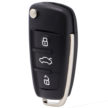 ya 5 8.7 for Audi A2 A3 A4 A6 A6L A8 TT 3 Button Flip Remote for Smart Key Case Cover Shell