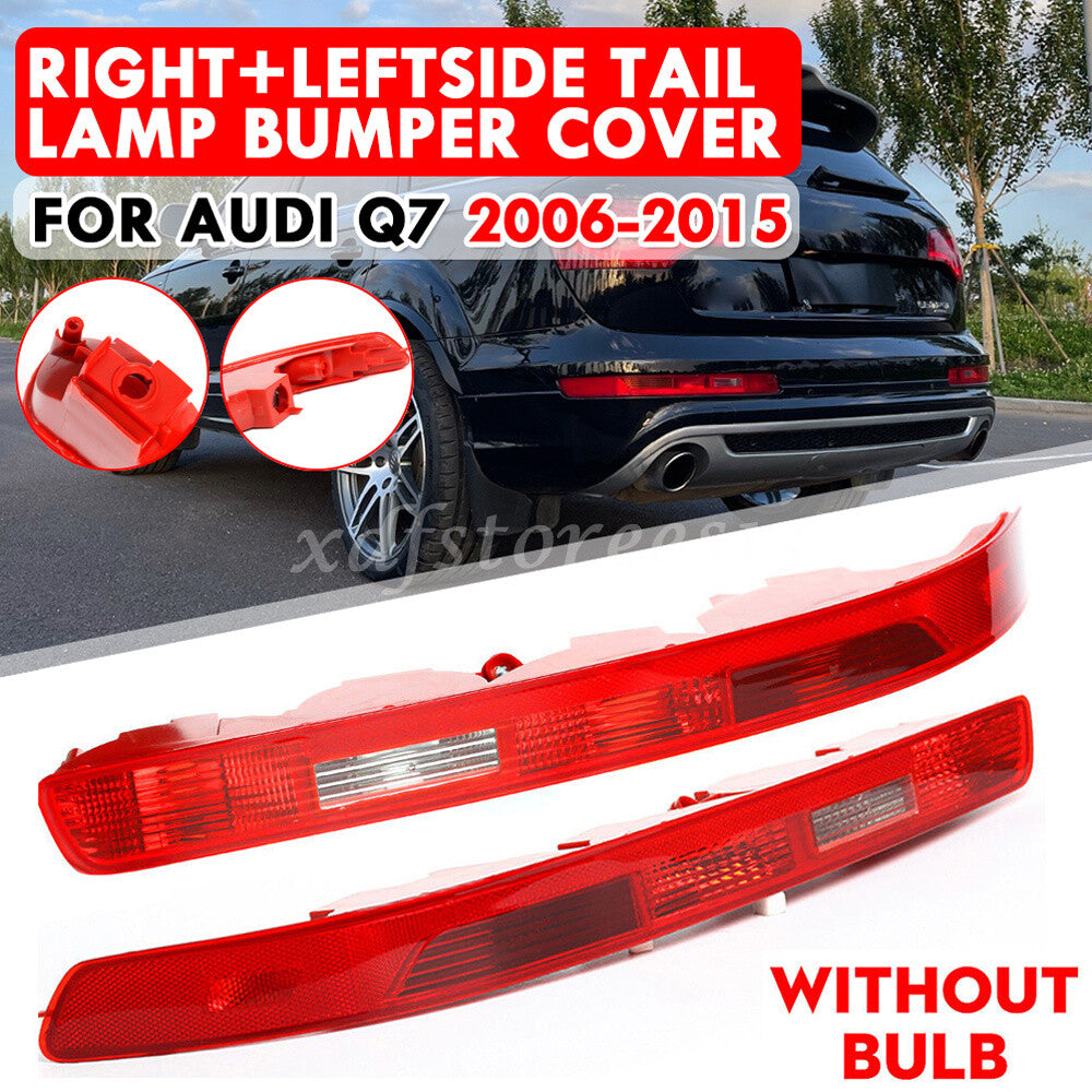ya 27 6.21 Left+Right for Audi Q7 06-15 Rear Lower Bumper Tail Light Reverse Stop Fog Lamp
