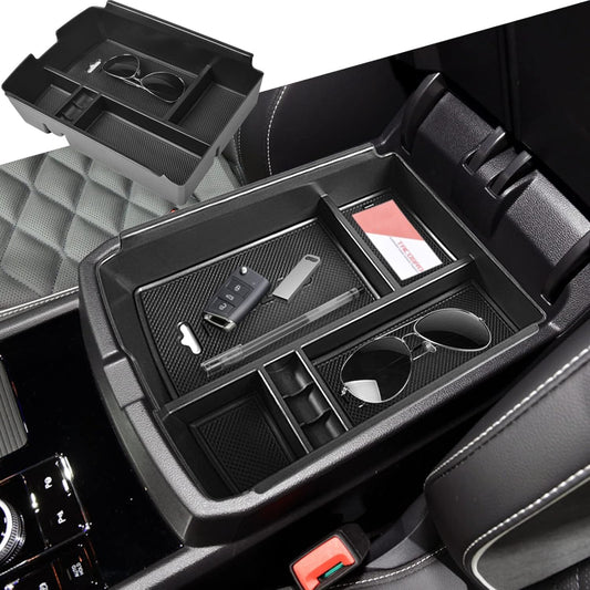ya 2 6.26 For 2018-2023 for VW Atlas Center Console Organizer Armrest Storage Box Accessories