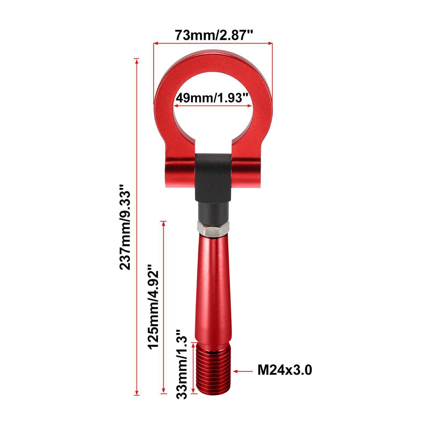 ya 5 8.7 Rear bumper towing eye towing hook suitable for Mitsubishi Lancer Evolution Evo