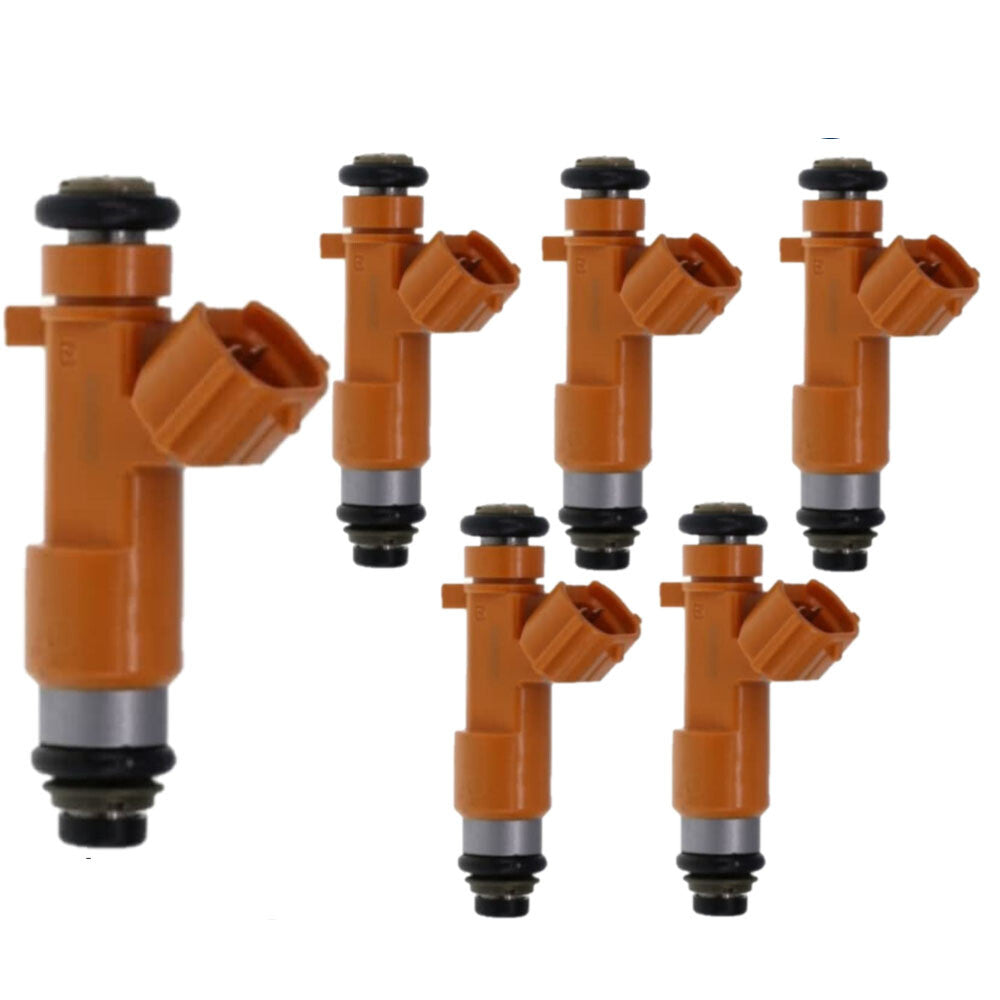 ya 1 8.5.4 6Pcs OE Fuel Injectors Infinity for 3.7L 09-2017 VQ37VHR 16600EY00A