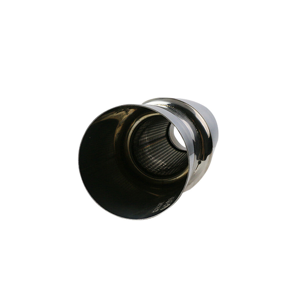 ya 1 7.4 3'' Inlet 4'' Outlet Great Sound Muffler Tips 5'' Body Resonator Sliver