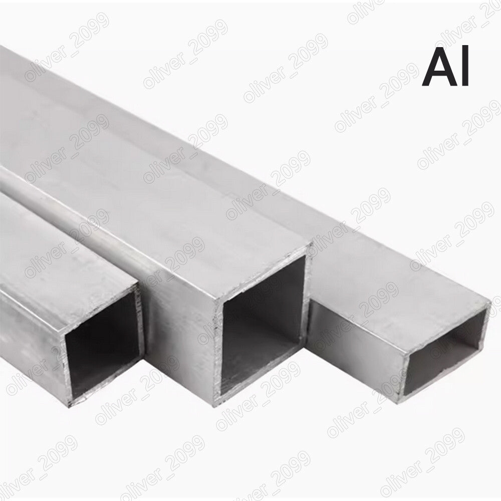 Aluminum Squre / Rectangle Tubes Length 250mm Select Size