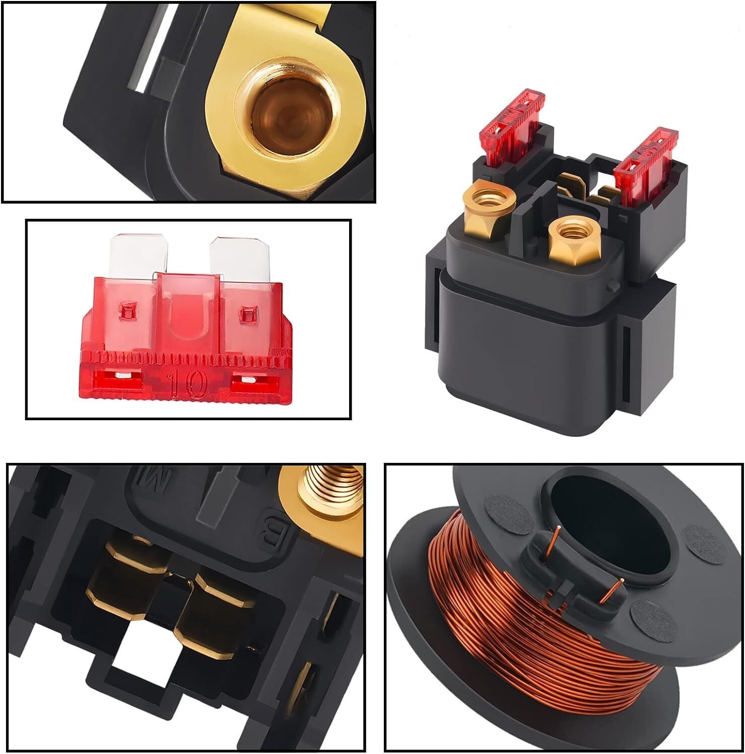 ya 5 8.7 Starter Solenoid Relay for Yamaha R for Hino 450 YXR450 2006 R for Hino 660 YXR660 2004-06