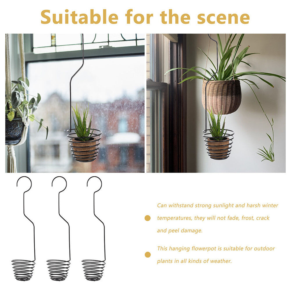 ya 14 2pcs air plant hook Tillandsia Planter Holder Metal Display Stand Work