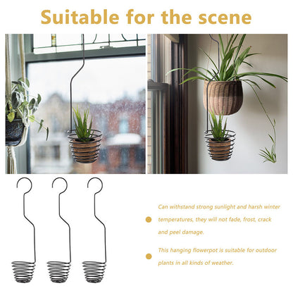 ya 14 2pcs air plant hook Tillandsia Planter Holder Metal Display Stand Work