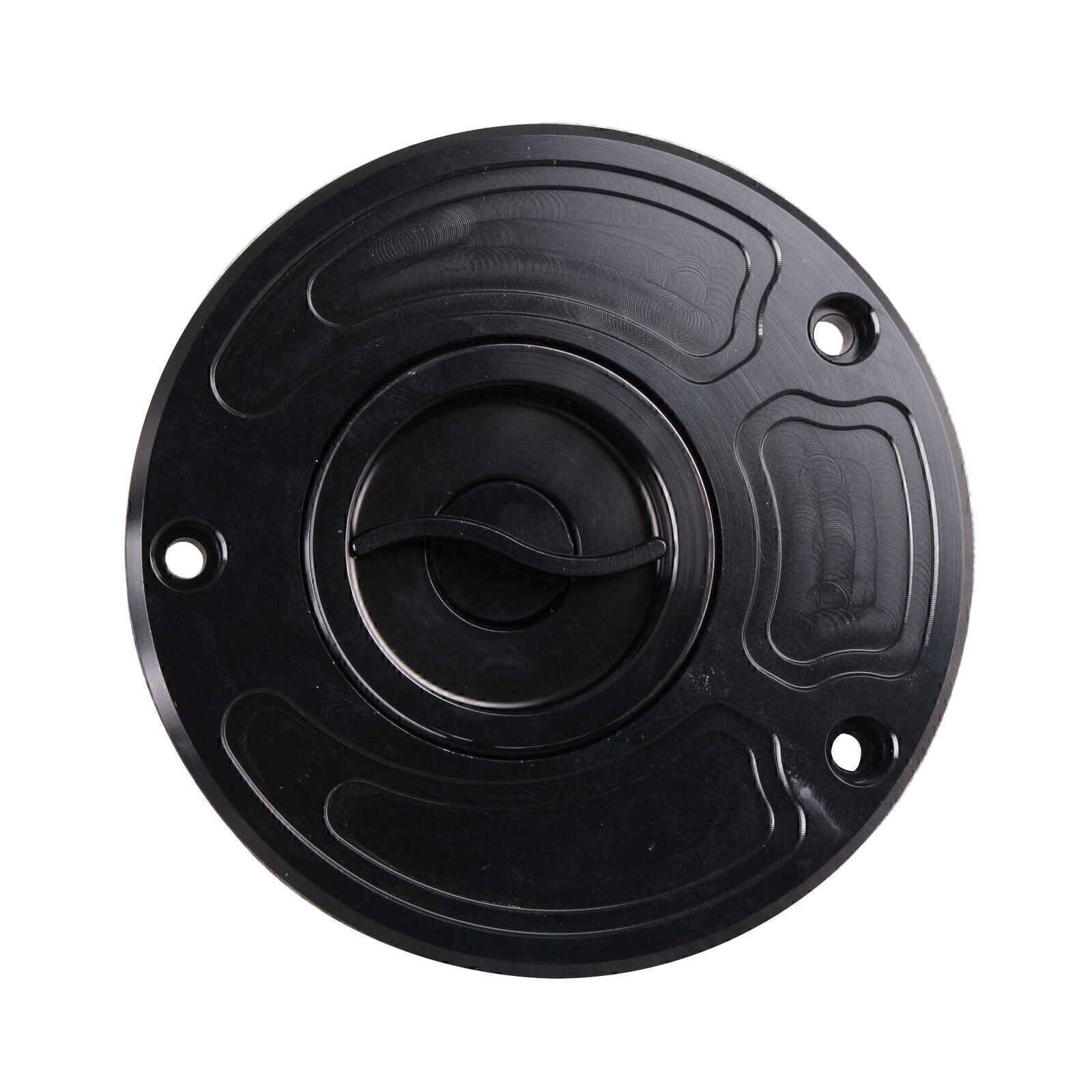 ya 5 8.7 for Kawasaki Z1000 2003-2006 & ZZR1200 2002-2005 Billet Gas Fuel Tank Cap Black
