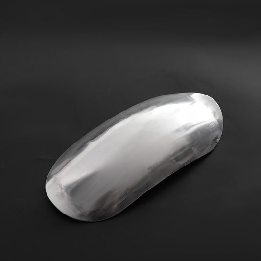 ya 7 6.10.2 Universal Motorcycle Silver Wheel Protector Short Front Fender Mudguard Fairing