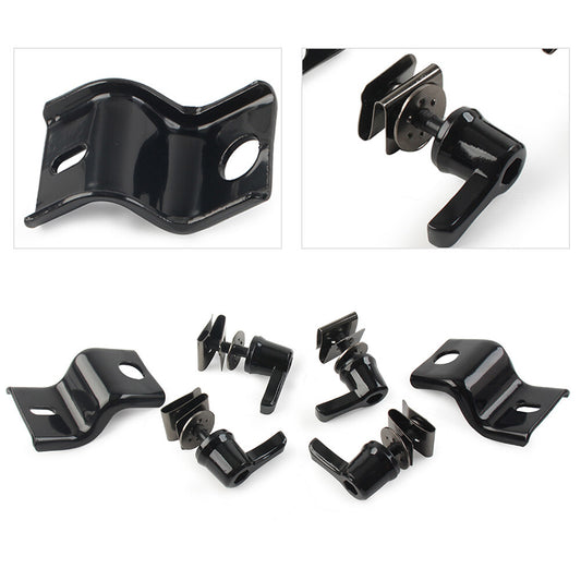 ya 11 6.5 Saddlebag One Touch Upgrade Kit for Harley Electra Road Glide FLHR Classic Black