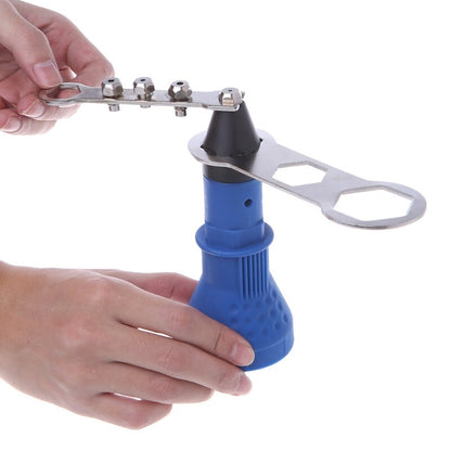ya 14 Electric Rivet Tool Nut Riveting Insert Hand for Drill Cordless Heavy Du