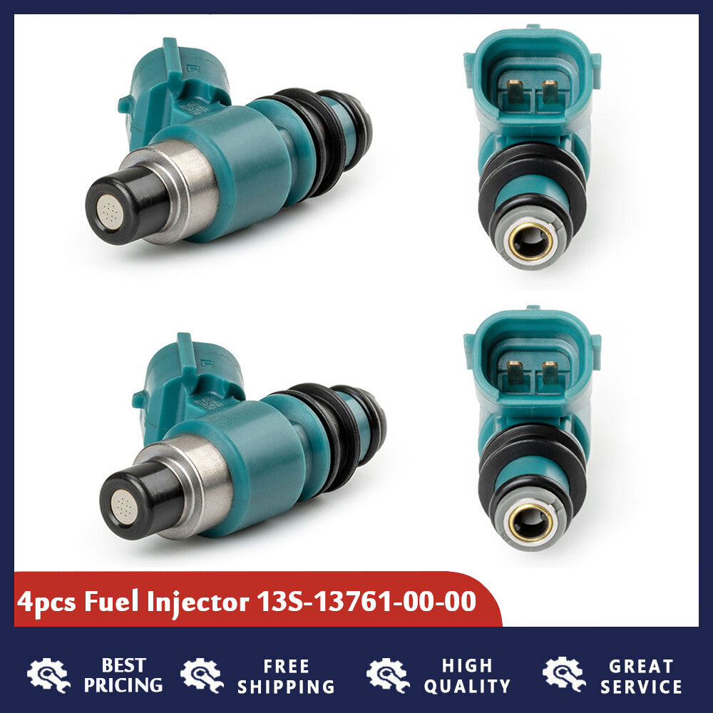 ya 27 7.20 4-Piece Fuel Injector Kit 13S-13761-00-00 (2008-2016) for YAMAHA YZF R6 - new