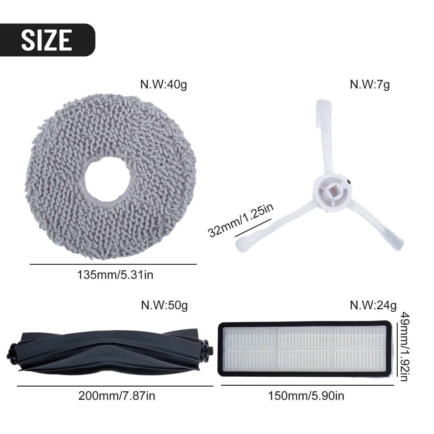 ya 14 8 PCS/Set String Trimmer Head Kit For 400 Head SRM-225 SRM-230 SRM-210