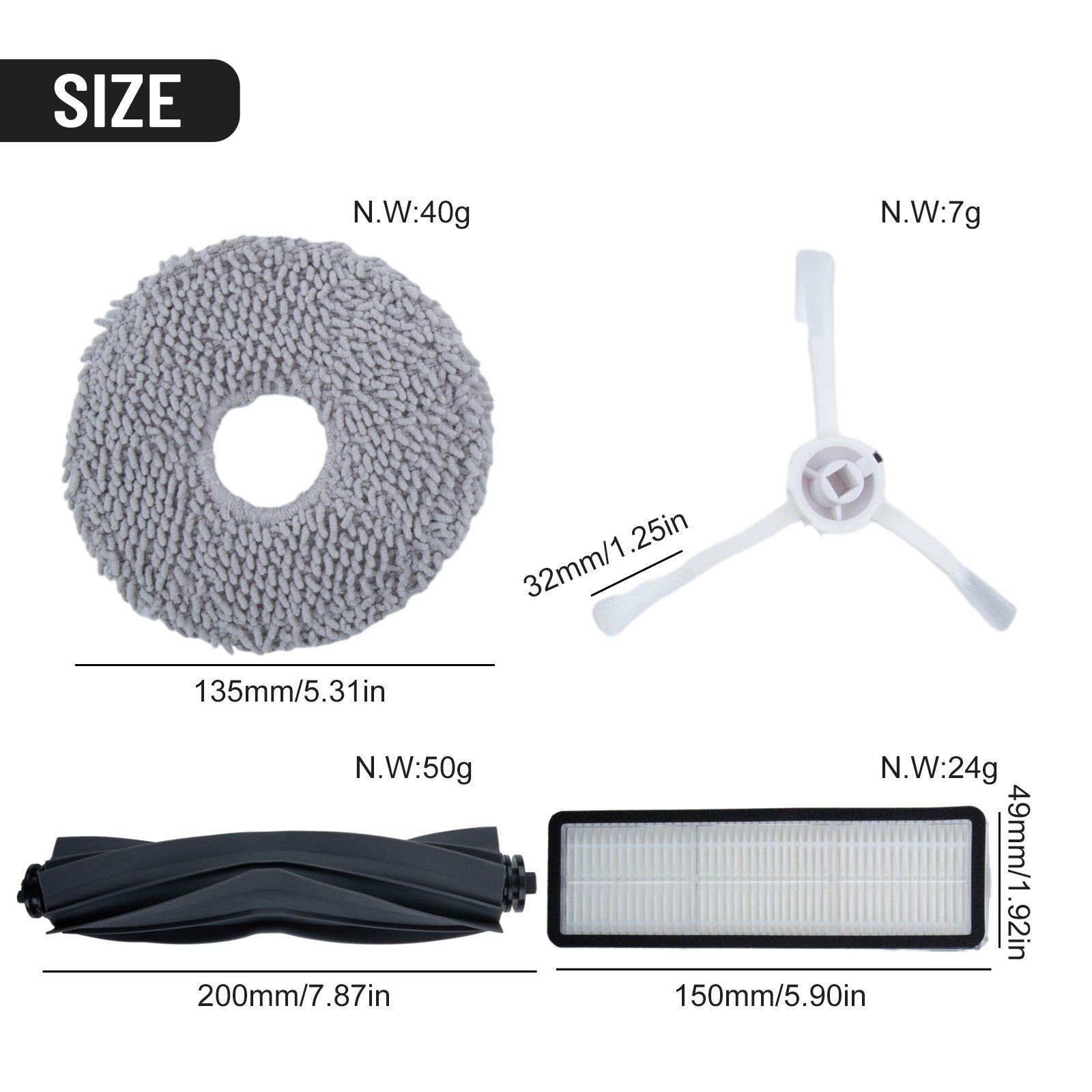 ya 14 8 PCS/Set String Trimmer Head Kit For 400 Head SRM-225 SRM-230 SRM-210