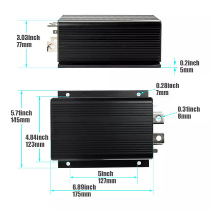 ya 5 8.7 Replacement DC Controller PMC for EZGO for Golf Carts 24-36V 275Amp 0-5k¦¸ USA