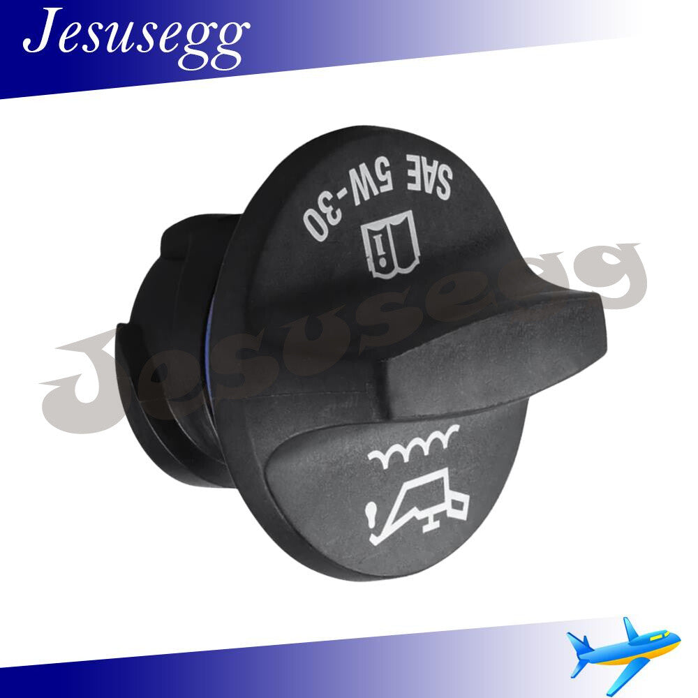 ya 12 5.21 Car Oil Cap Filler Fit for Chevy for Buick for Cadillac 2013-2022 Black