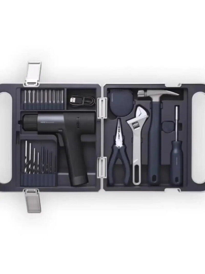 ya 26 8.1 12v Electric Drill Tool Kit, Multi-function Combi tion Electric Screwdrivera