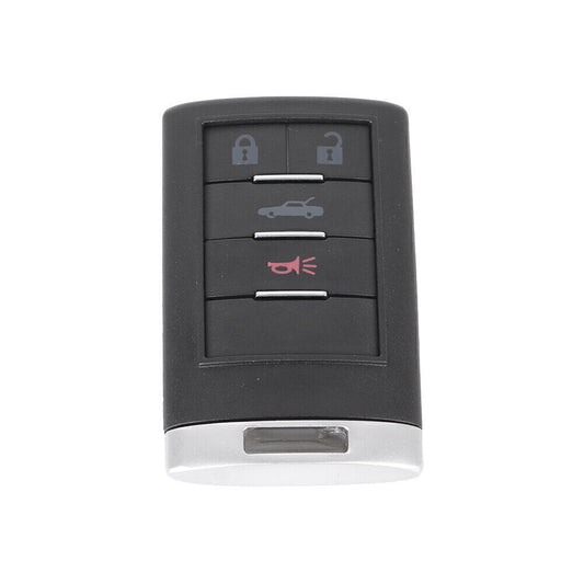 ya 5 6.16 4-Button Blank Remote Key Fob Shell Case Replacement for Cadillac CTS XLR