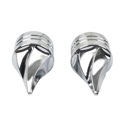 ya 5 8.7 Front Axle Cap Nut Covers for Harley Touring Electra Road Glide Road King 0