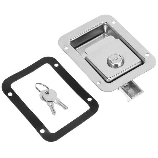 ya 2 7.15 Utility Bed Door Latches Flush Mount Lock Heavy Duty Tool Box Travel