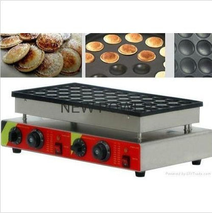 ya 25 50pcs Commercial Electric Poffertje Dutch Pancake Machine Maker Iron Baker