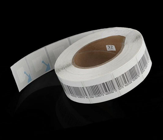 20000pcs EAS 8.2MHz Checkpoint Compatible Label RF Tags RF paper label
