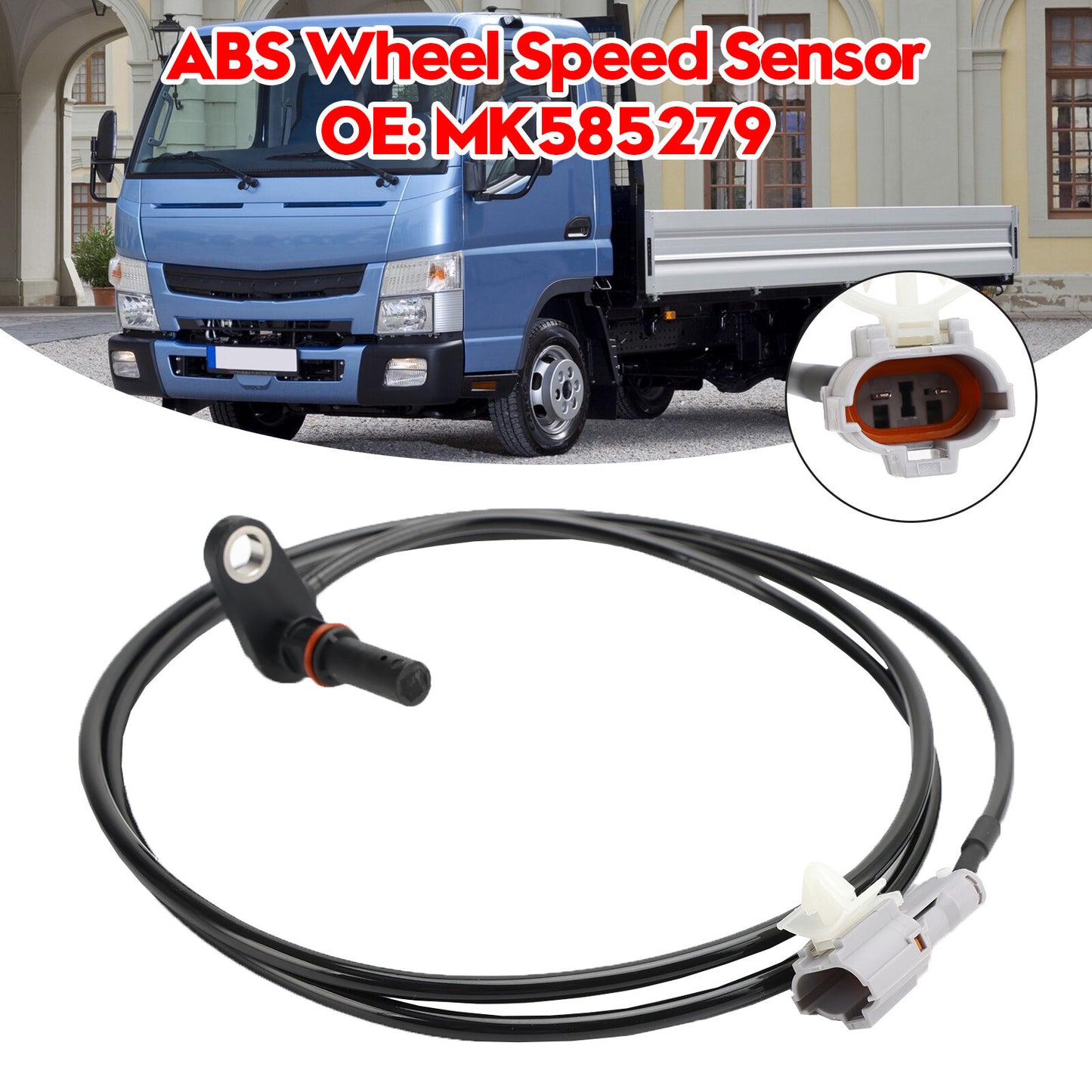 ya 1 8.5.1 ABS Wheel Speed Sensor Rear Left For Fuso Canter 3.0 MK585279 U1