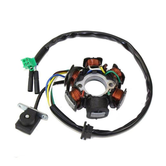 ya 3 6.23 8-pole DC ignition stator magnetic coil generator suitable for GY6 150cc 125cc scooter
