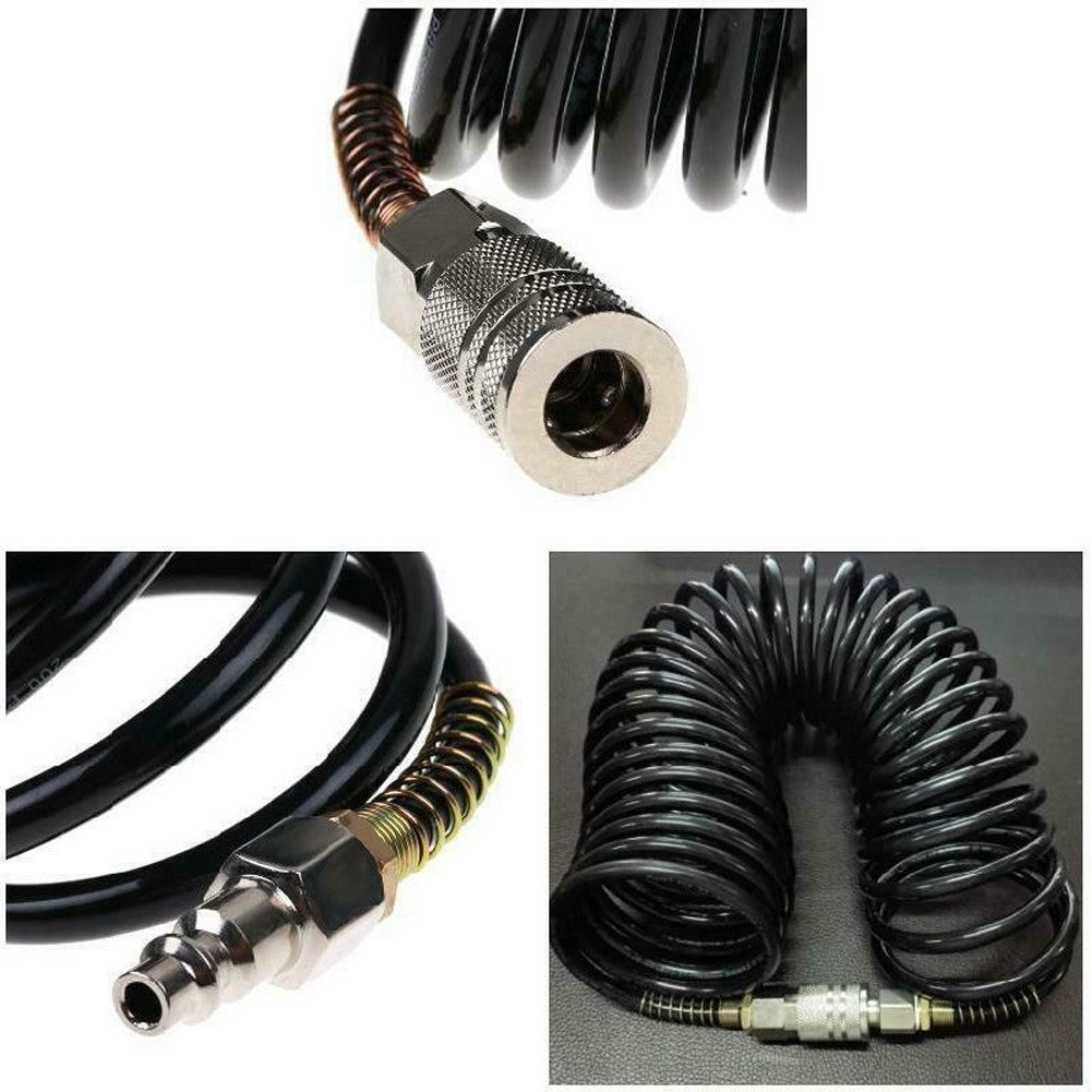 ya 14 PE Pneumatic Adapter Quick Coupler Inflating Coil Air Hose Compressor New