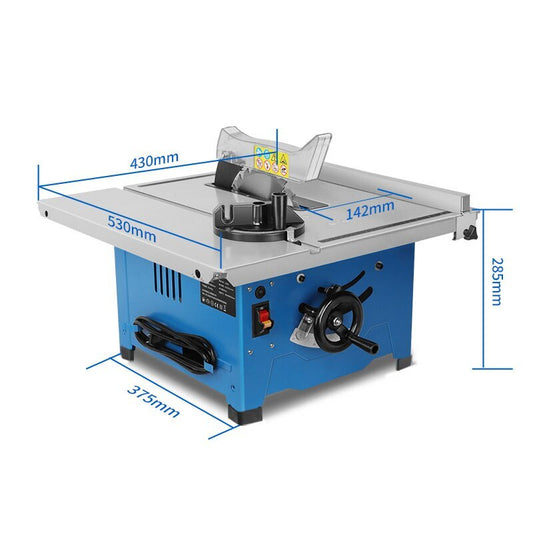 ya 26 8 Inches Woodworking Table Saw 1400W Electric Pision Dustproof Table Saw