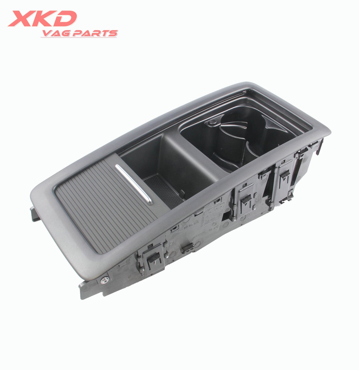 ya 2 6.26 Black 4- for SEAT er rear bench center storage box tray for VW CC 09 - 15