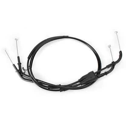 ya 5 8.7 2x Throttle Cable Wire LineFit for Kawasaki ZX10R ZX-10R 2006-2007 Black