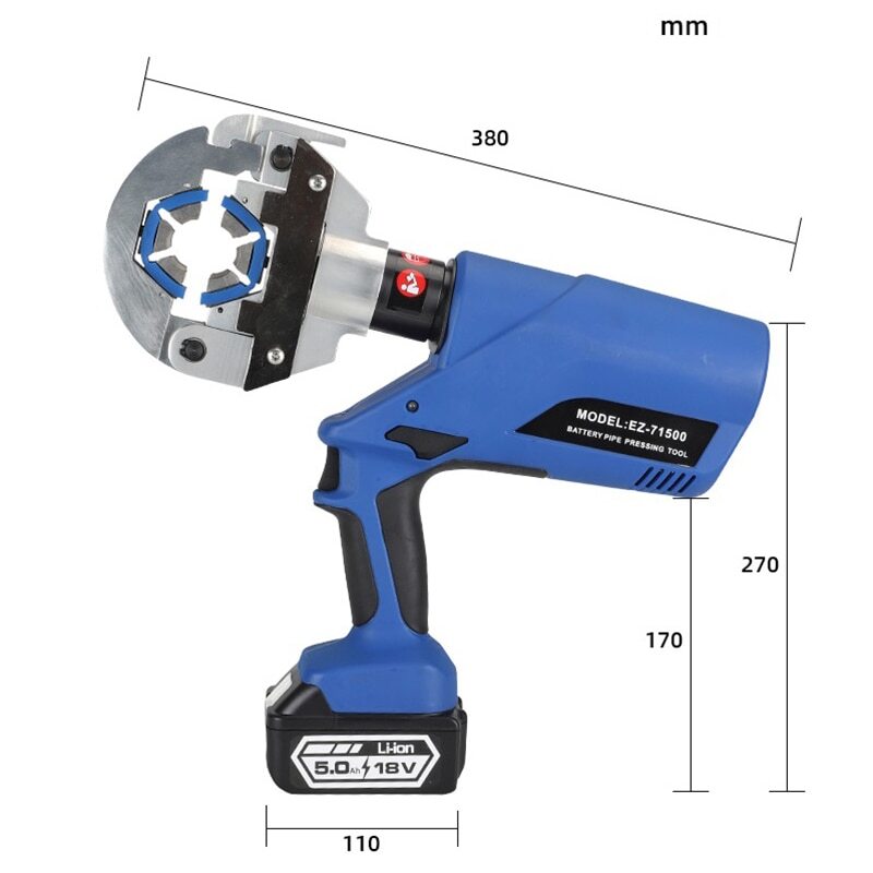 ya 25 Charging portable car air conditioning pipe repair hydraulic pliers electric too