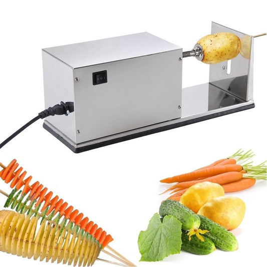 ya 26 Electric Stainless Steel Twisted Potato Tor do Slicer Automatic Cutter Machine